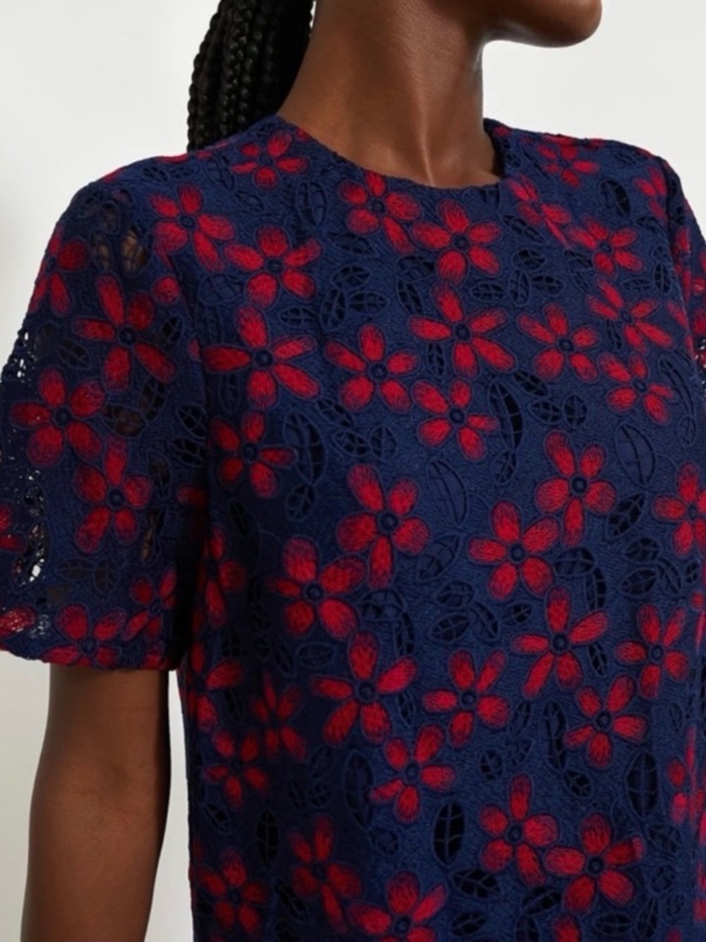 TUCKERNUCK x POMANDER PLACE Midnight Floral Lace Seraphina Dress Size M - Picture 4 of 11